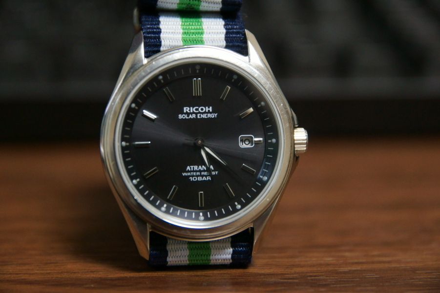 【格安人気SALE】リコーエレメックス アトランタ ソーラー式期腕時計　本体のみ 時計